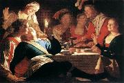 HONTHORST, Gerrit van The Prodigal Son af China oil painting reproduction